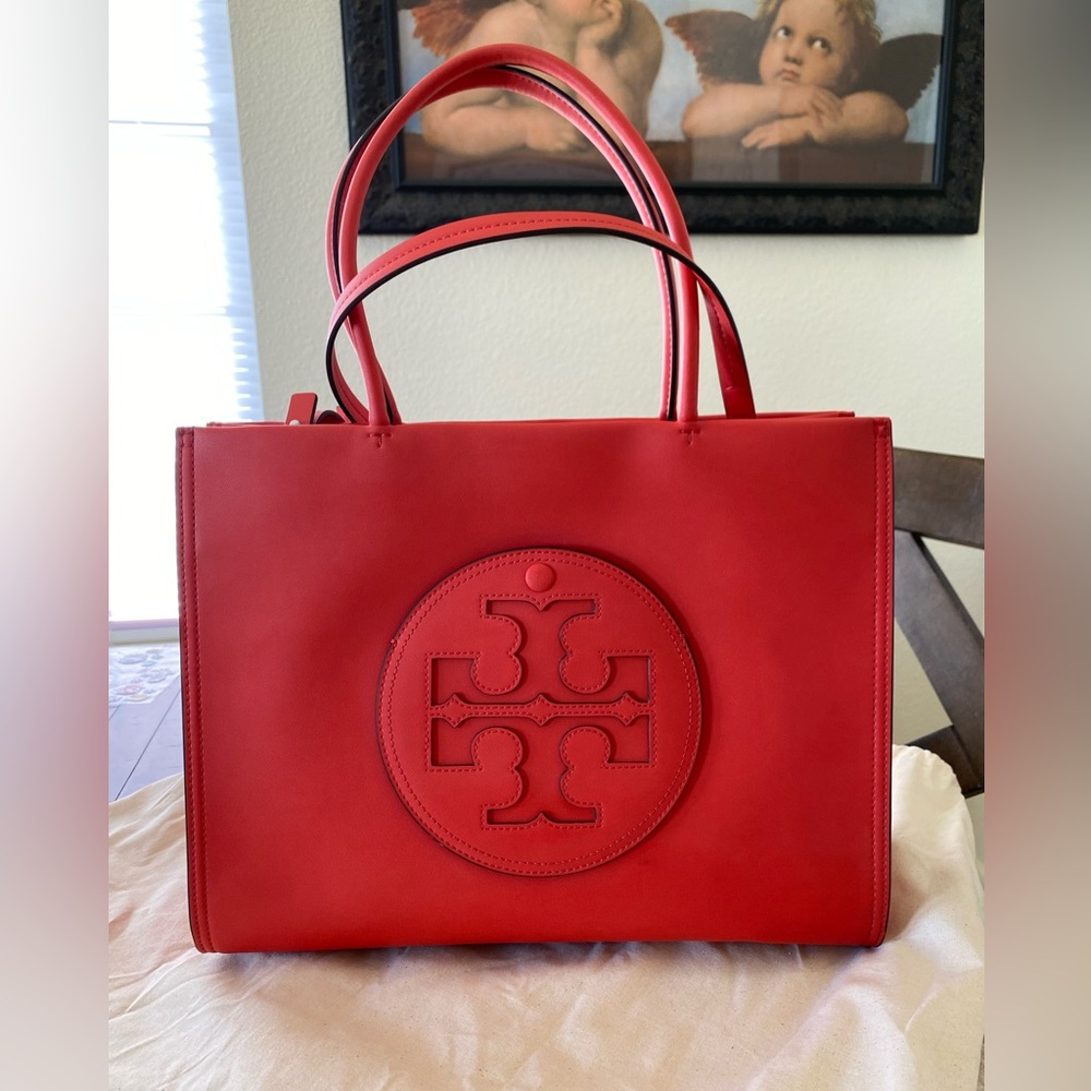 Ella Bio Small Poppy Red Tote